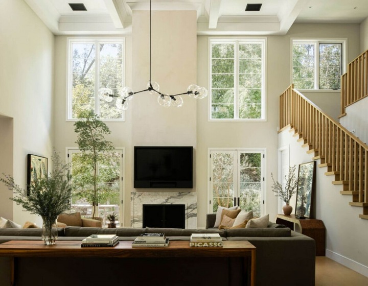 Prostor je velmi vzdušný a praktický