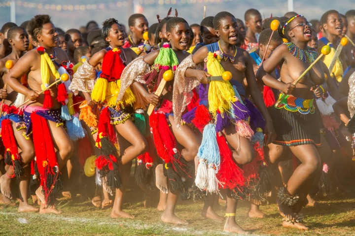 Rákosový tanec je velmi energický