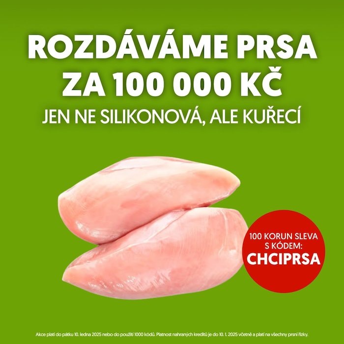 Konkurence vsadila taky na prsa. Ale na jiná.