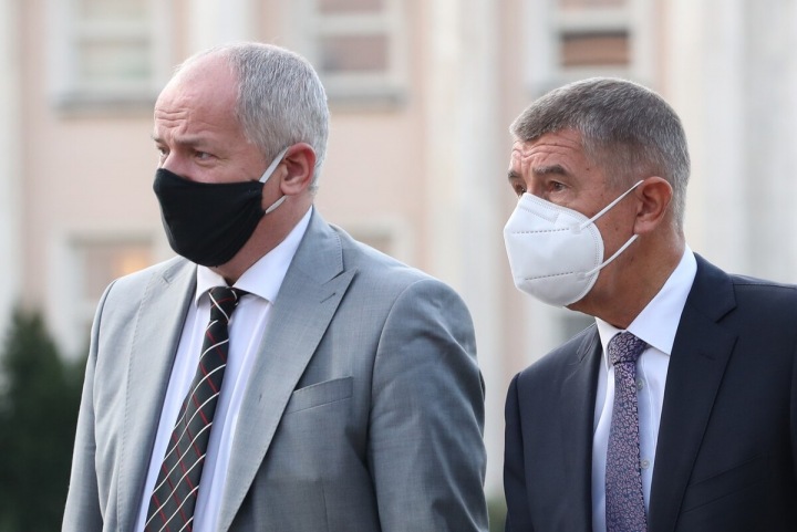 Roman Prymula a Andrej Babiš Roman Prymula a Andrej Babiš