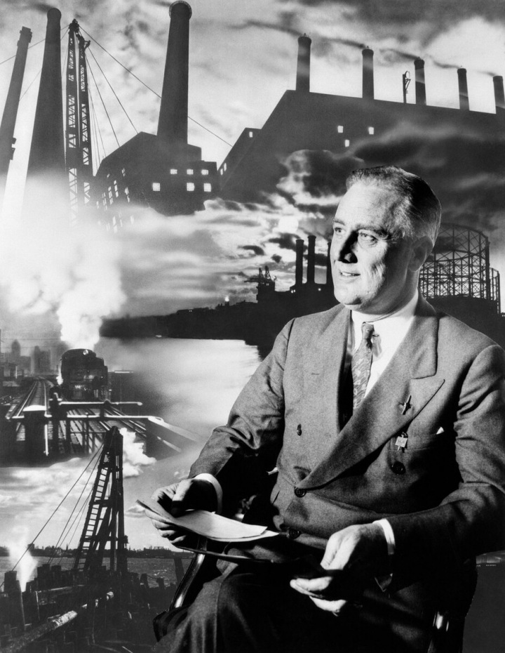 Americký prezident Franklin D. Roosevelt. Americký prezident Franklin D. Roosevelt.
