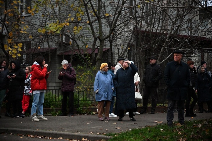 Ruský raketový útok zasáhl Kyjev - 15. listopadu 2022