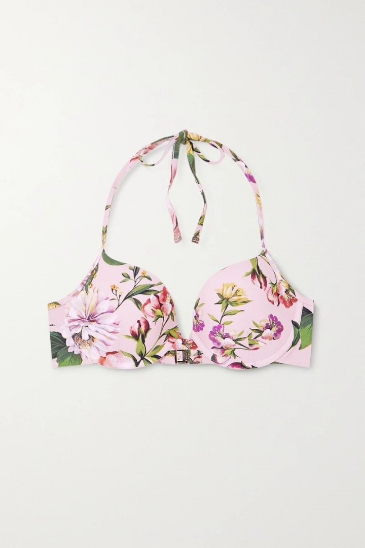 Růžová plavková podprsenka Dolce & Gabbana Růžová plavková podprsenka Dolce & Gabbana