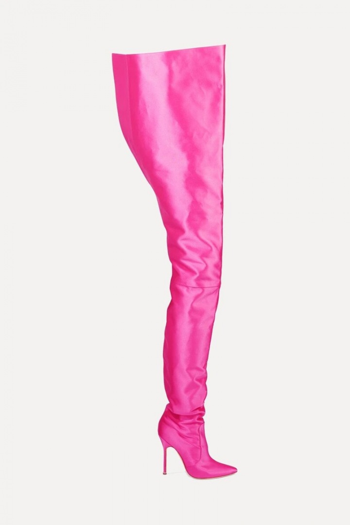 Růžové kozačky Vetements Růžové kozačky Vetements