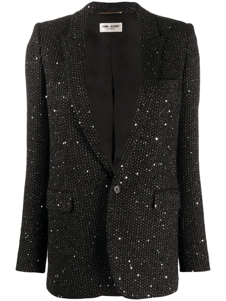 Černé sako Saint Laurent Černé sako Saint Laurent