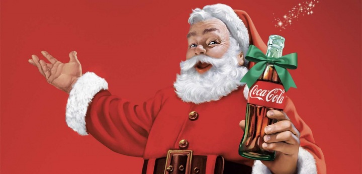 Santa Claus s Coca-Colou