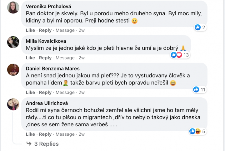 Komentáře čtenářů k rozhovoru s porodníkem z Ghany Komentáře čtenářů k rozhovoru s porodníkem z Ghany