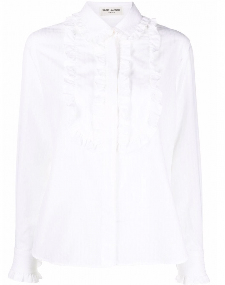 Bílá blůza Saint Laurent Bílá blůza Saint Laurent