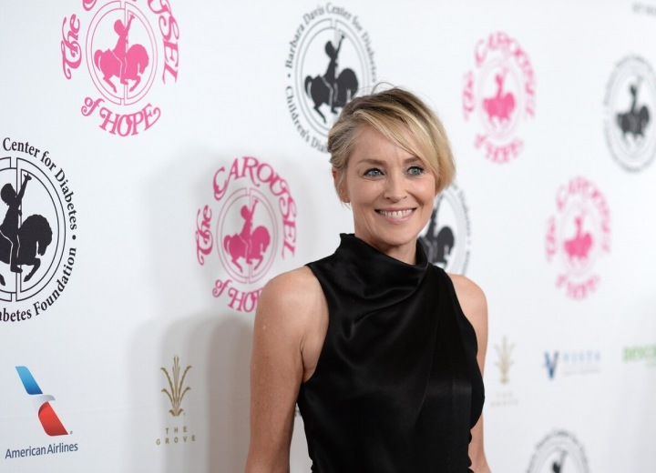 Sharon Stone na červeném koberci v roce 2016