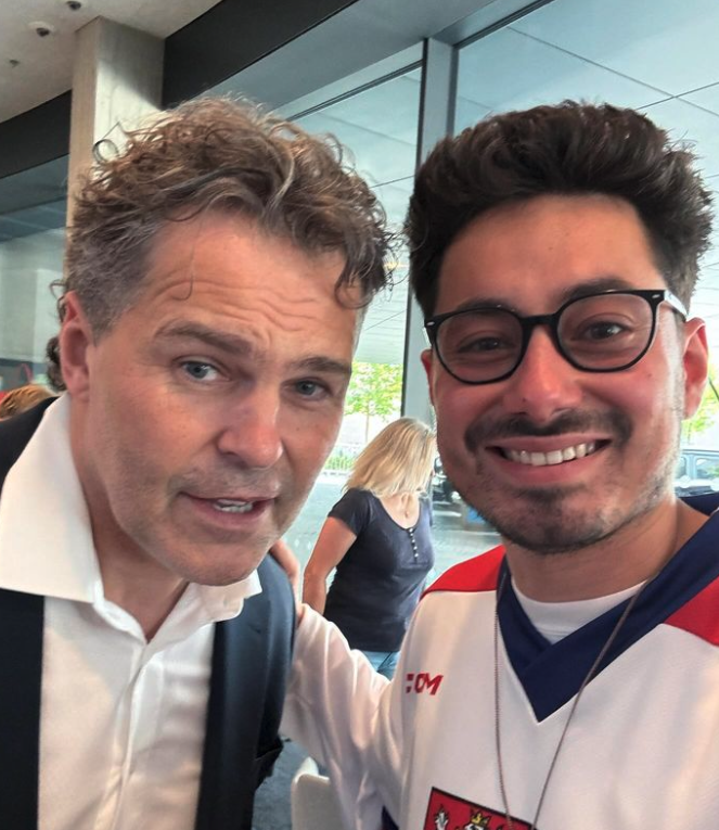 Mirai fotku s Jágrem stihnul!