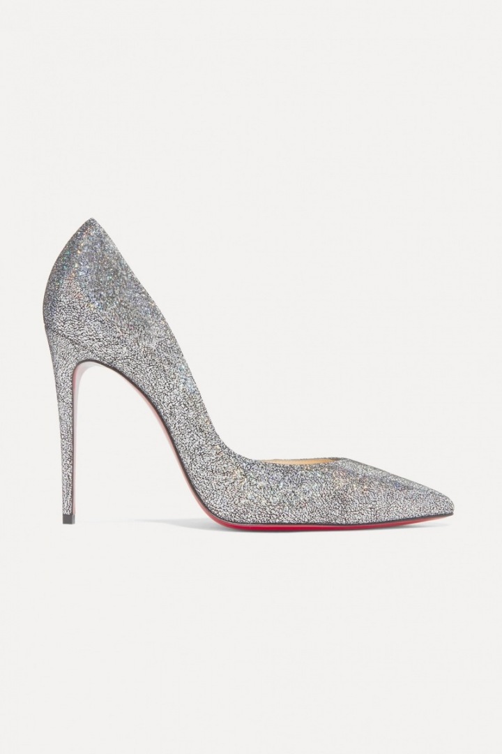 Stříbrné lodičky Christian Louboutin Stříbrné lodičky Christian Louboutin