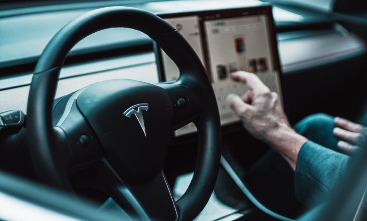 Interiér vozu Tesla Model 3 Interiér vozu Tesla Model 3