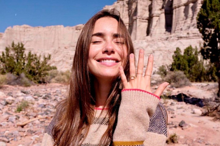 Herečka Lily Collins