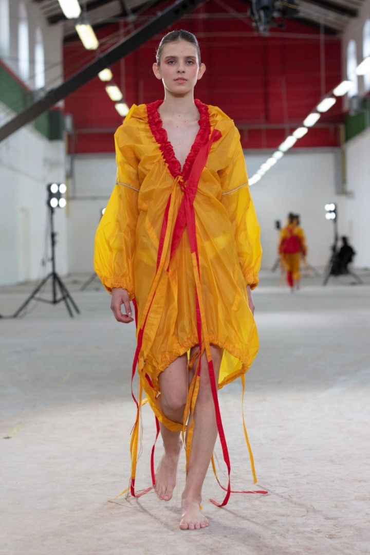 Model z ateliéru Univerzity Tomáše Bati. 