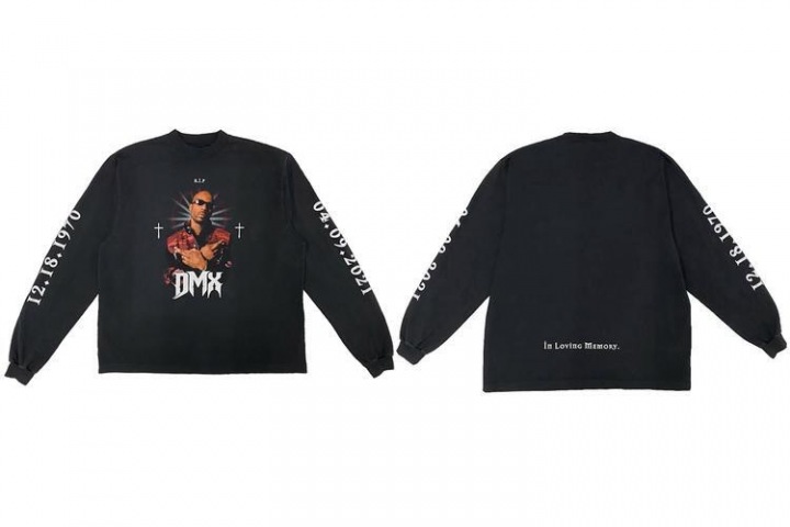 Balenciaga x YEEZY DMX Tribute Tee Balenciaga x YEEZY DMX Tribute Tee