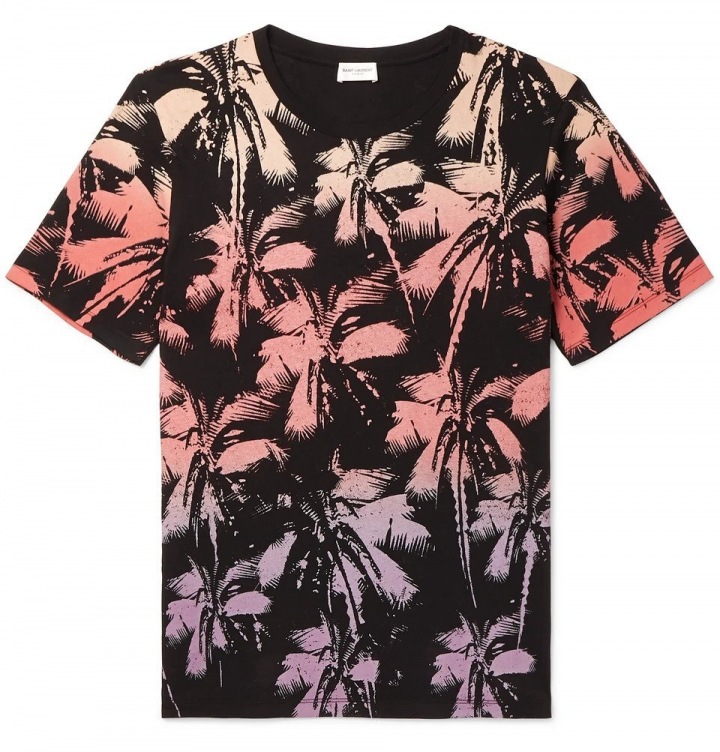 Triko s palmami Saint Laurent Triko s palmami Saint Laurent