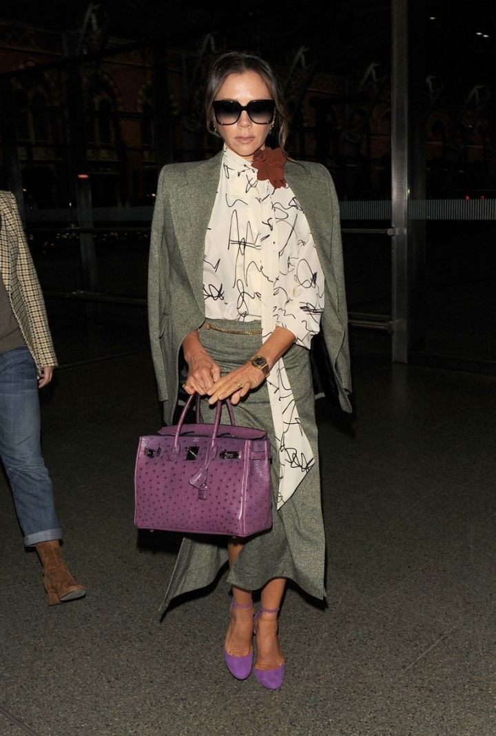 Victoria Beckham pověstná Birkinkami Victoria Beckham pověstná Birkinkami