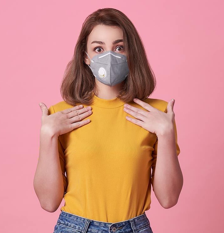 Respirátor s ventilem FFP2 - SKLADEM Respirátor s ventilem FFP2 - SKLADEM