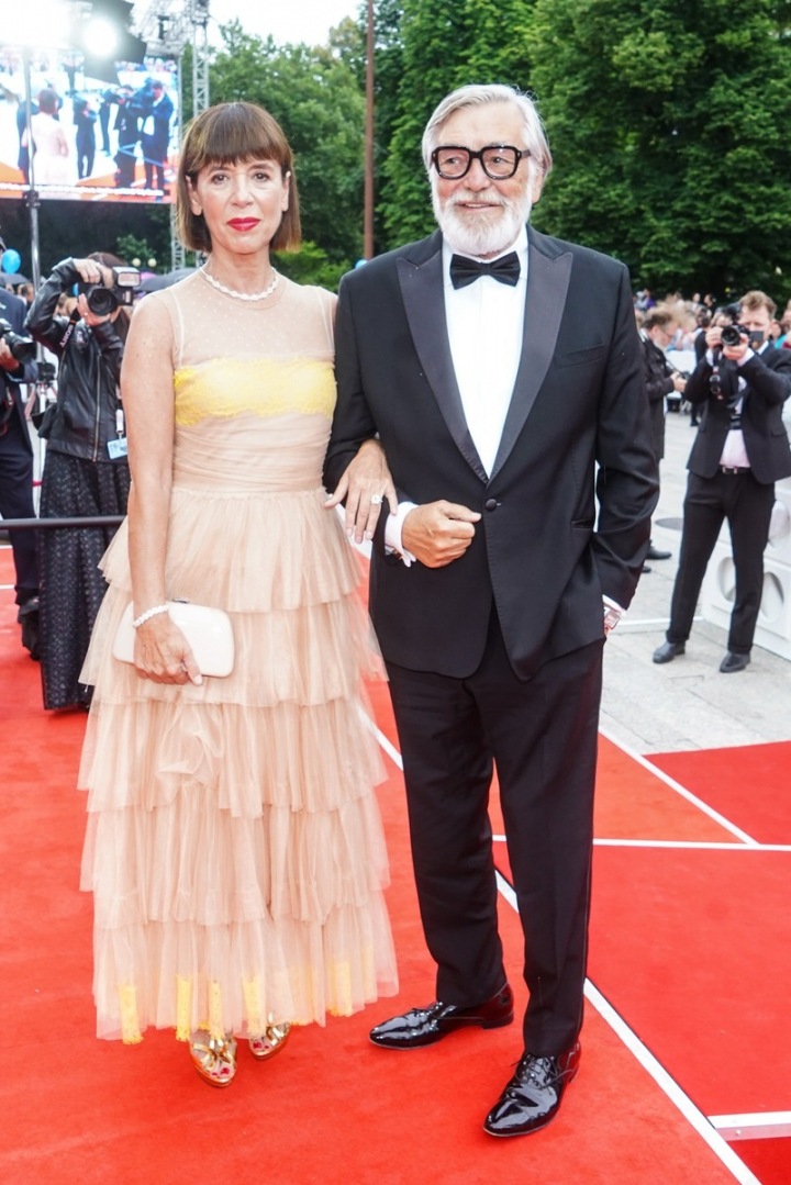 Jiří Bartoška s manželkou