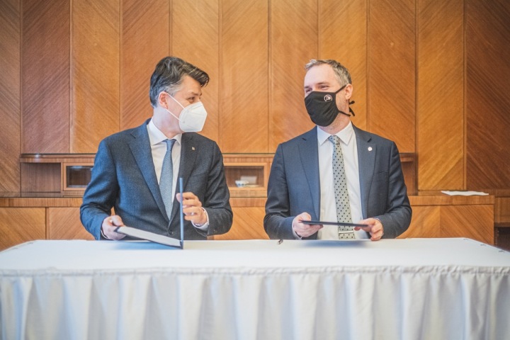 Zdeněk Hřib a Jiří Svoboda