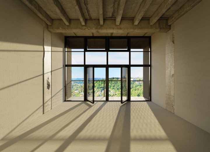 Industriální design loftu 