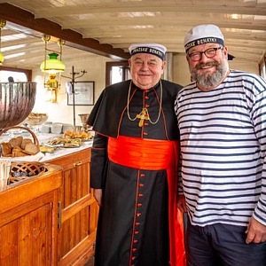S kardinálem Dominikem Dukou. 