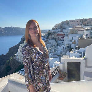 Klára Prošková prožila svatební cestu na Santorini.
