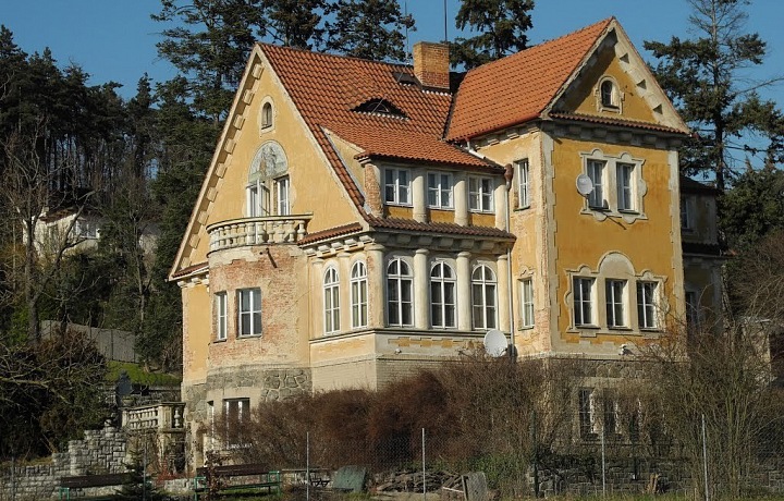 Vila, kterou postavil arch. Pavel Janák
