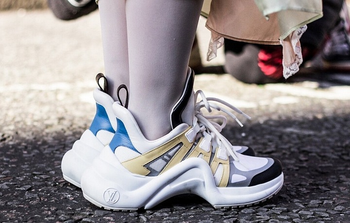 Futuristické tenisky Louis Vuitton.