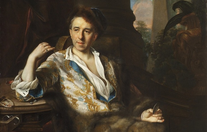 1681 Jan Kupecký, portrait of the painter of miniatures, Karel Bruni
