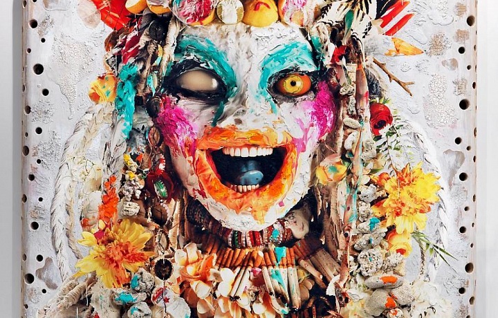 Ashley Bickerton, White Head, 2012