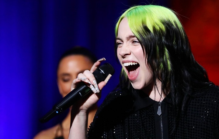 Americká zpěvačka Billie Eilish 