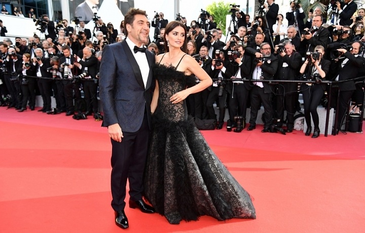 Penélope Cruz a Javier Bardem na červeném koberci