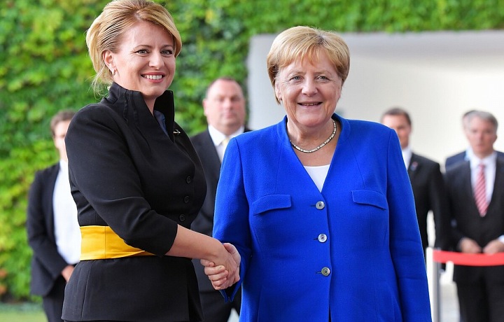 Zuzana Čaputová s Angelou Merkelovou