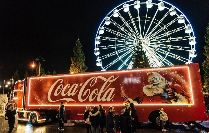 Vánoční truck Coca Cola