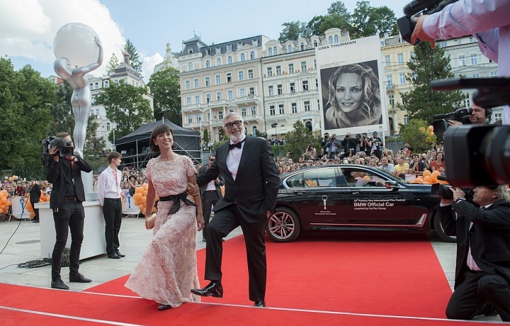 Jiří Bartoška s manželkou Andreou