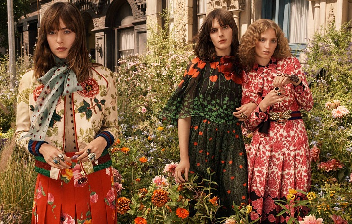 Dakota Johnson, Petra Collins a Hari Nef - tváře kampaně