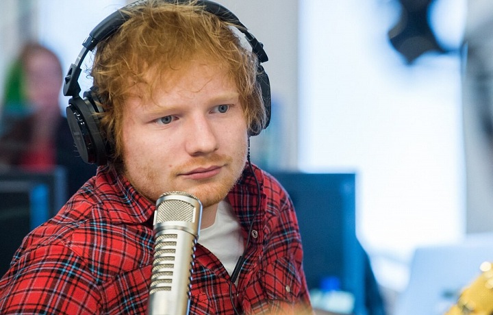 Britský zpěvák Ed Sheeran