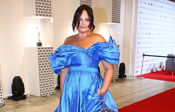 Jitka Čvančarová svou róbou na červeném koberci vždy zaujme