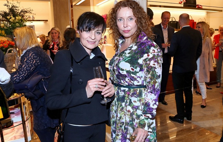 Návrhářka Liběna Rochová a bývalá politička Petra Buzková