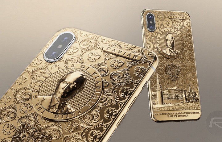 iPhone X Putin Gold Age 