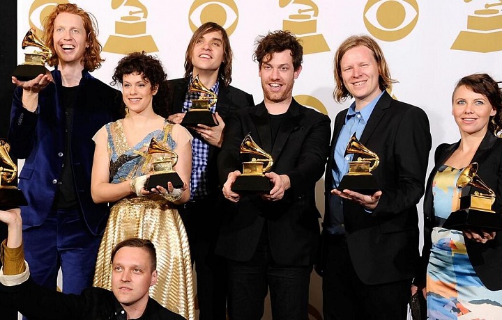 Arcade fire vyhrávají Grammy za album roku, 2010