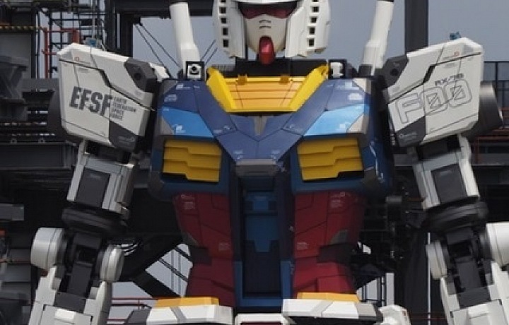 Gundam bude první chodící humanoidní robot. 
