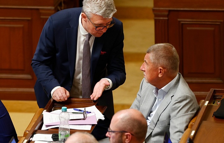 Lídři opozice: Karel Havlíček a Andrej Babiš