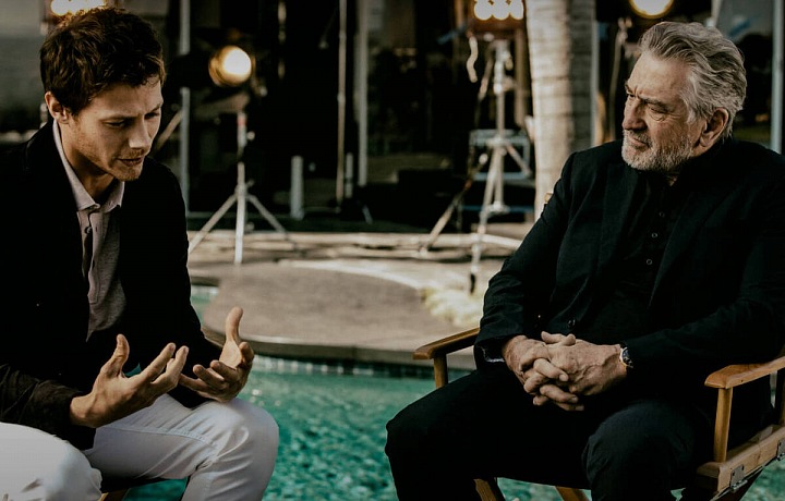 Robert De Niro and  McCaul Lombardi