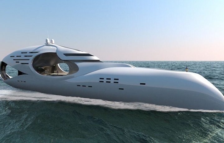 Super moderní jachta 