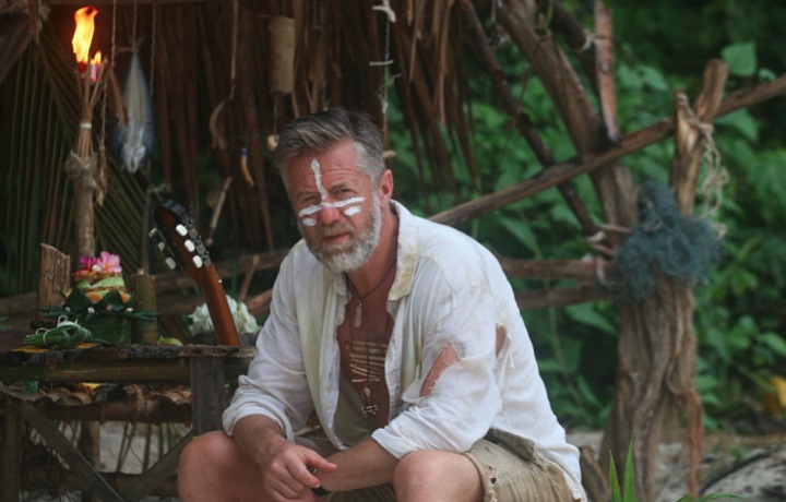 Jiří Langmajer ve filmu Ostrov, kde si zahrál po boku Jany Plodkové