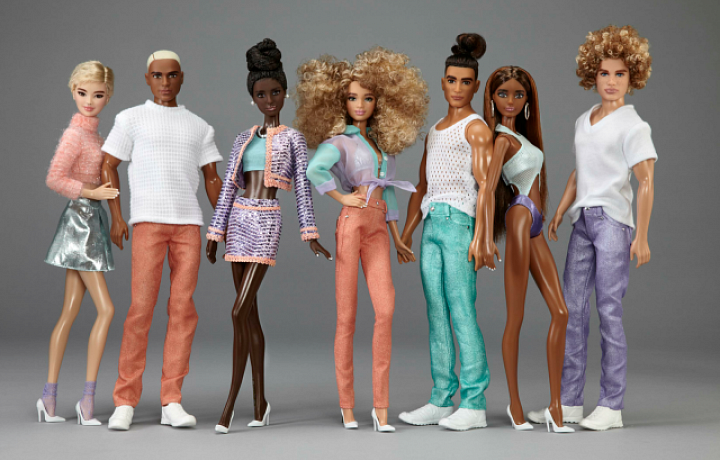 Dámské a pánské podoby panenek Barbie
