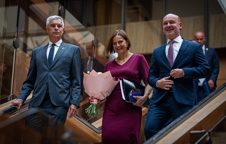 Ivan Korčok, Mária Kolíková a Branislav Gröhling