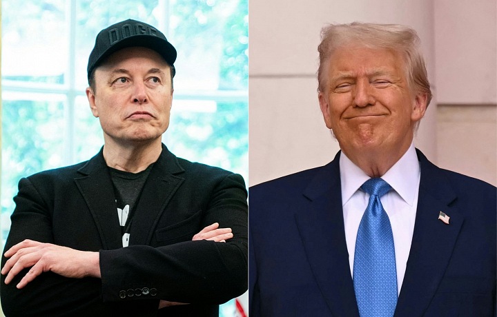 Elon Musk a Donald Trump